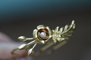 Preorder * Mini Blooming Flower Bun Prong