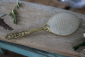 Antique Sunflower Hair Brush