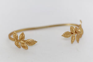 Rose & Leaves Palm Bracelet