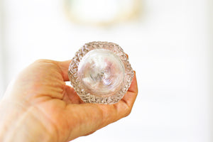 Antique Crystal Glass Perfume Bottle