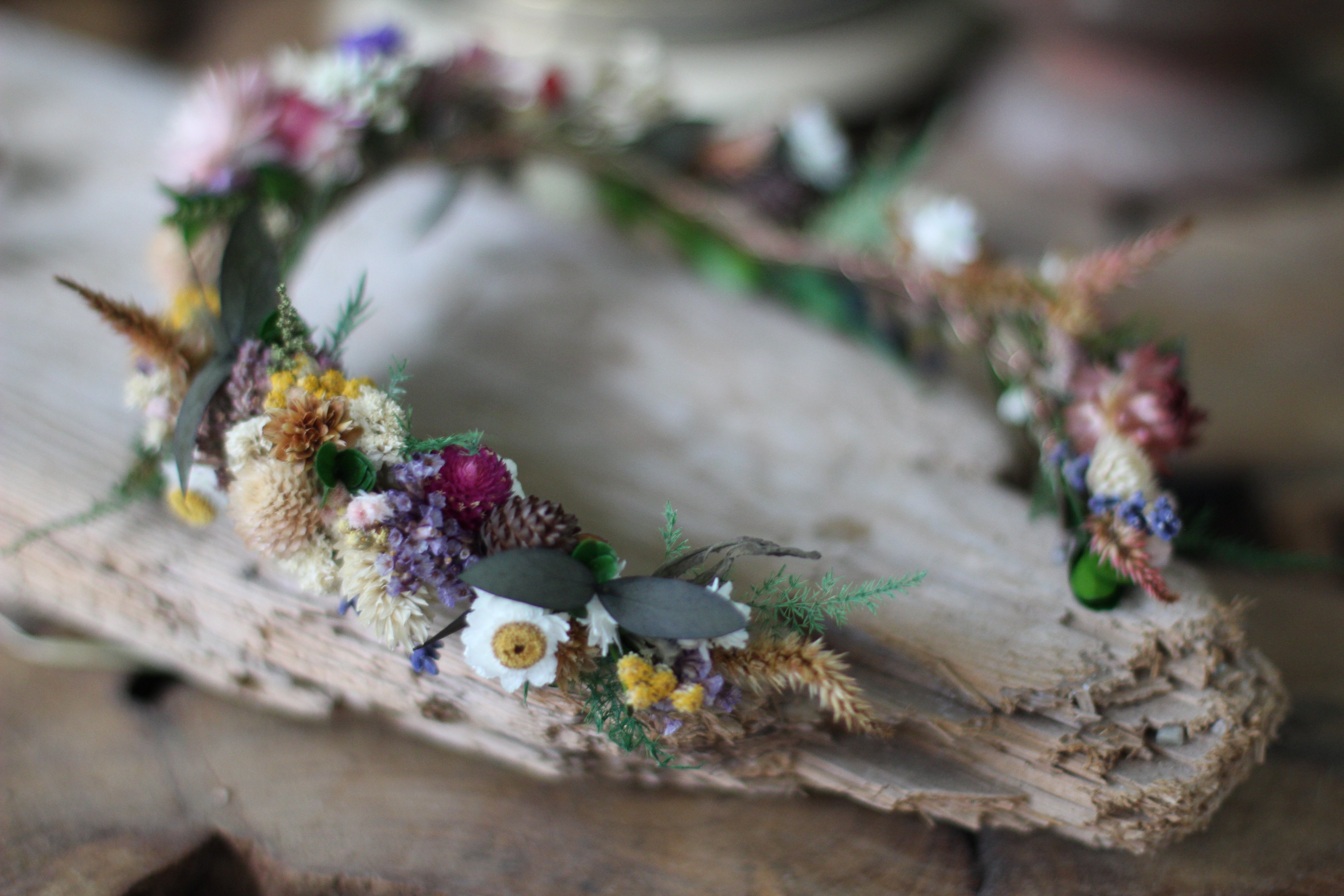 Preorder * Dried Flowers Goddess Crown