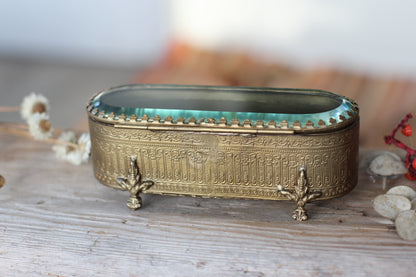 Antique Rare French Victorian Jewelry Box