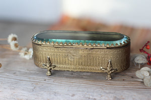 Antique Rare French Victorian Jewelry Box