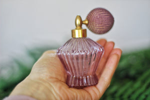 Vintage Purple Perfume Bottle