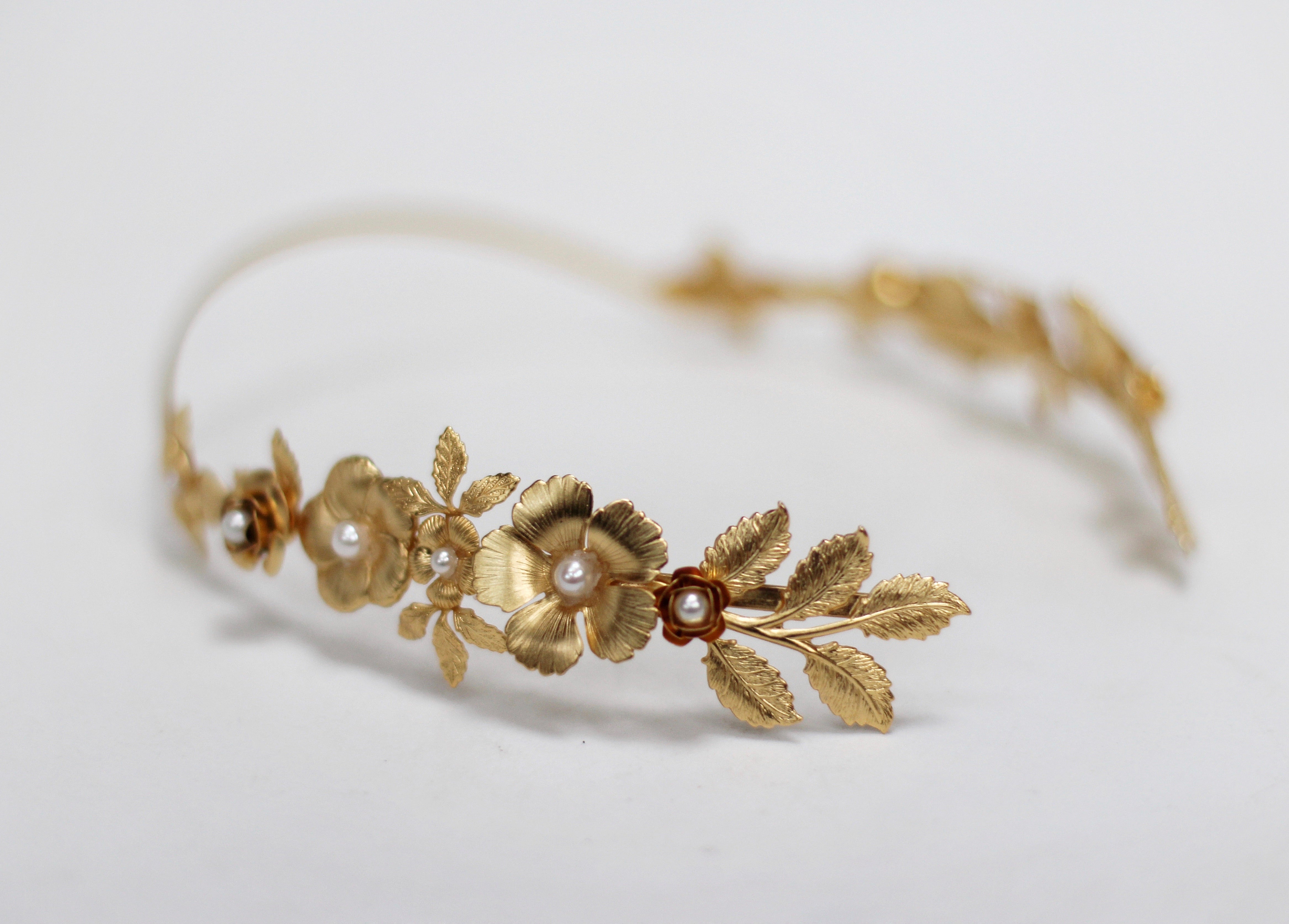 Preorder * Royal Bloom Floral Goddess Crown