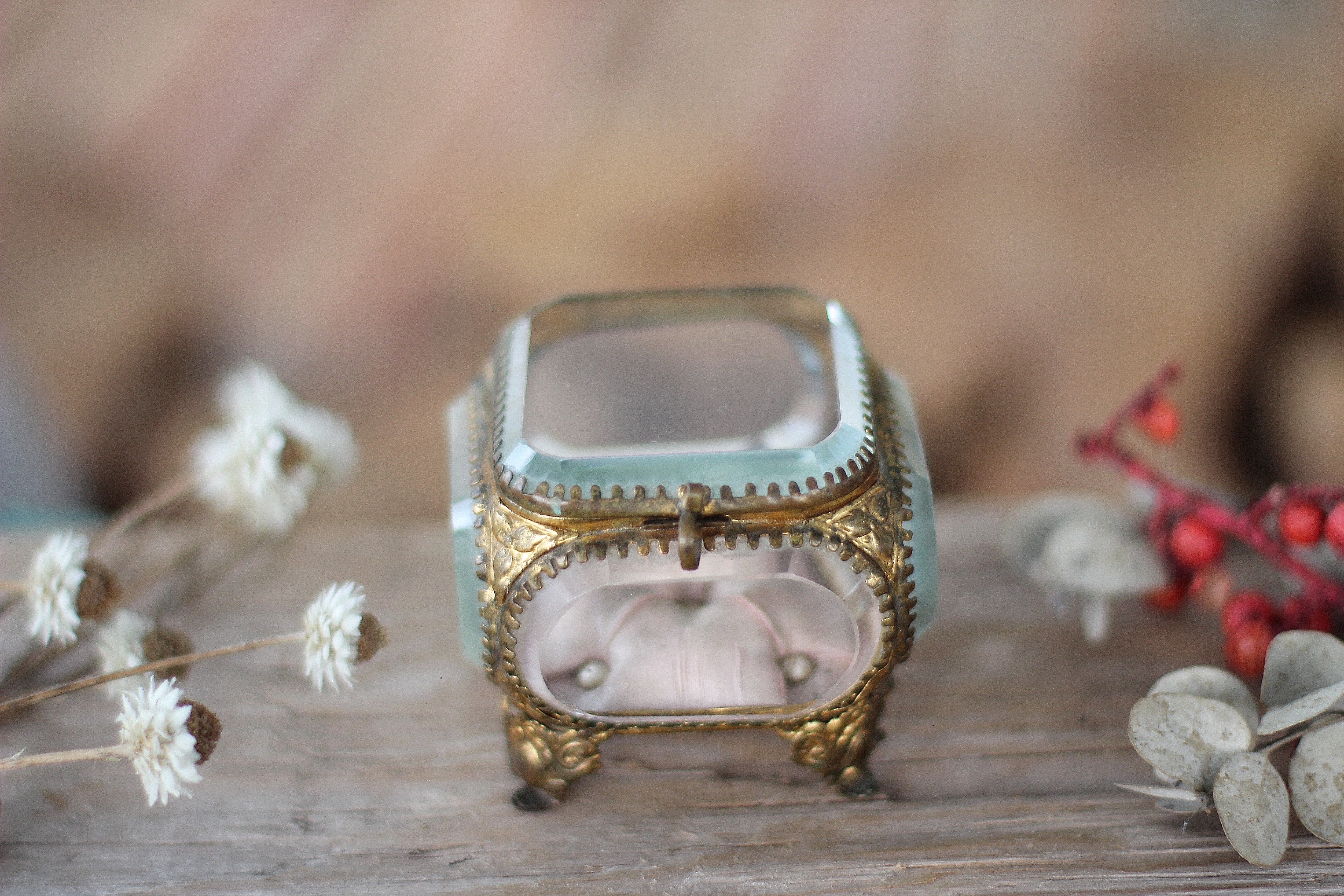 Antique French Victorian Jewelry Box