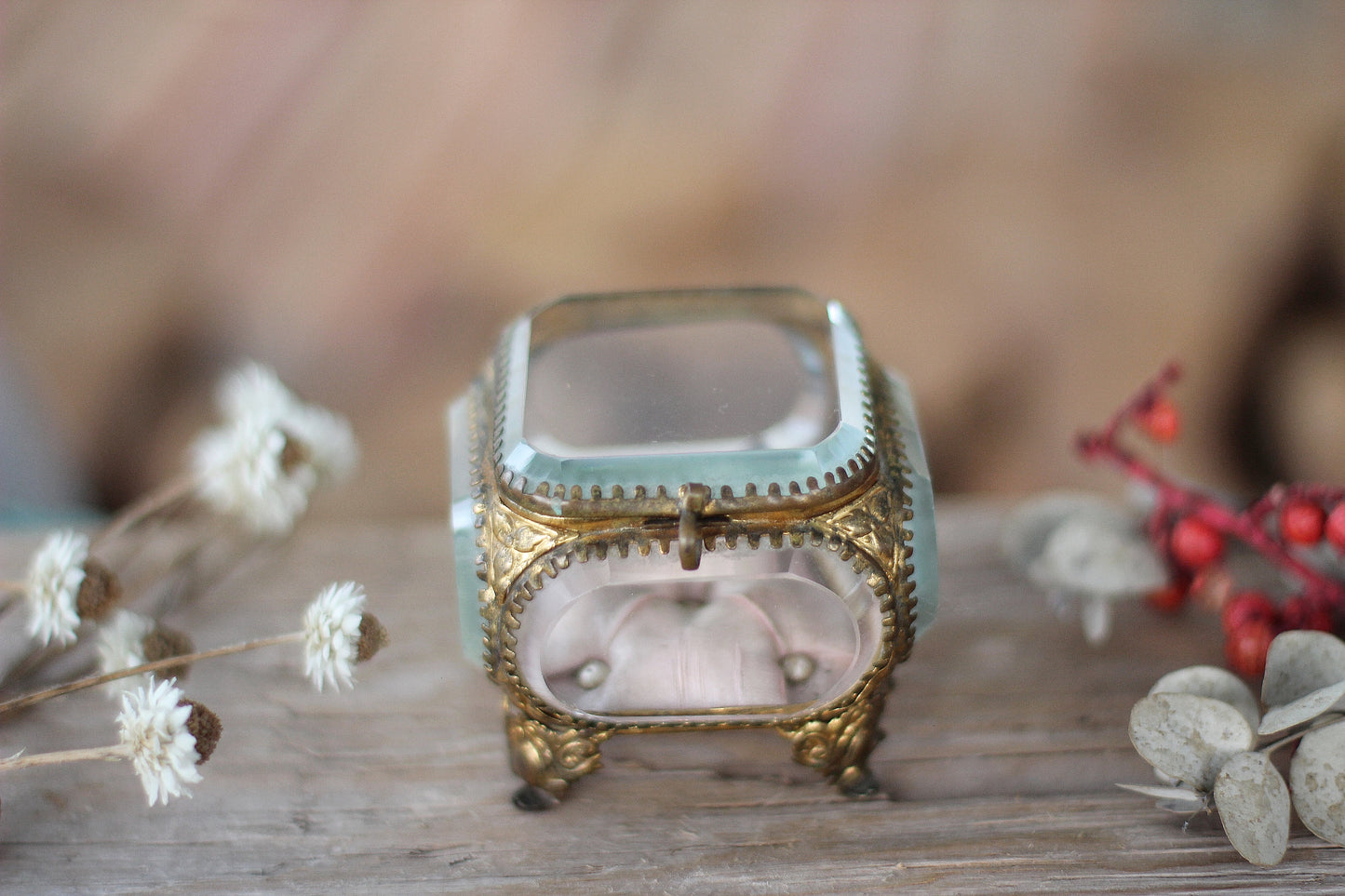 Antique French Victorian Jewelry Box