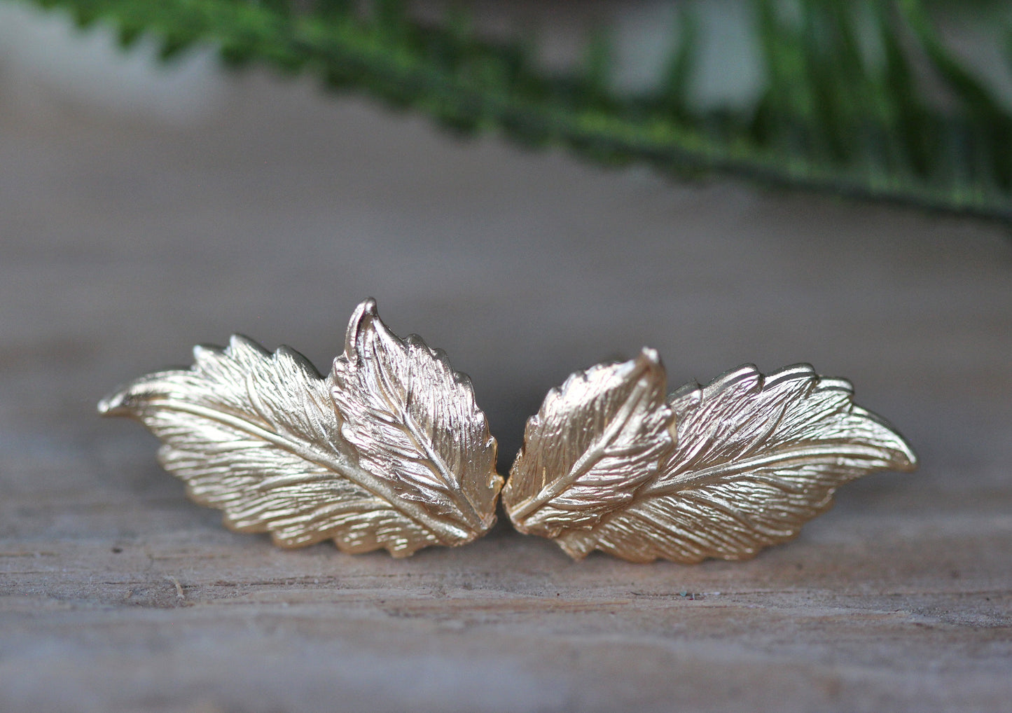 Preorder * Double Leaves Stud Earrings