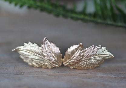 Preorder * Double Leaves Stud Earrings