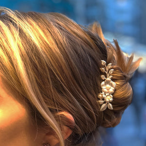 Blooming Flowers Hair Prong