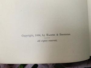 Antique Book, Trilby George Du Maurier, 1894, Hardback