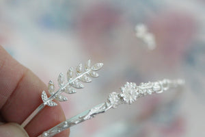 Stems and Pearls + Fairy Garden bracelet Set