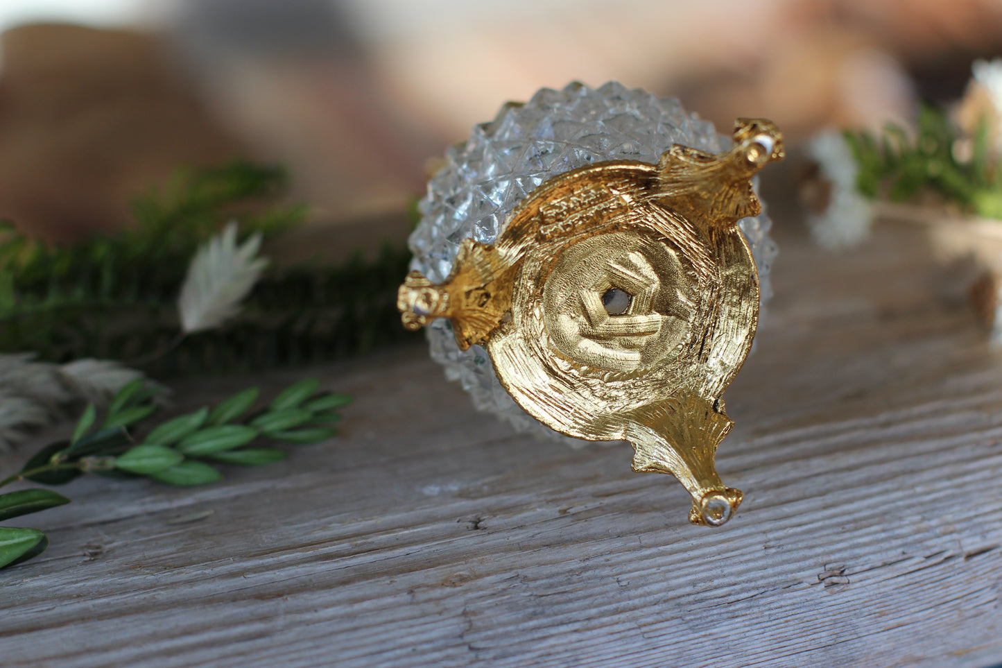 Antique Glass Filigree Stylebuilt Perfume Bottle