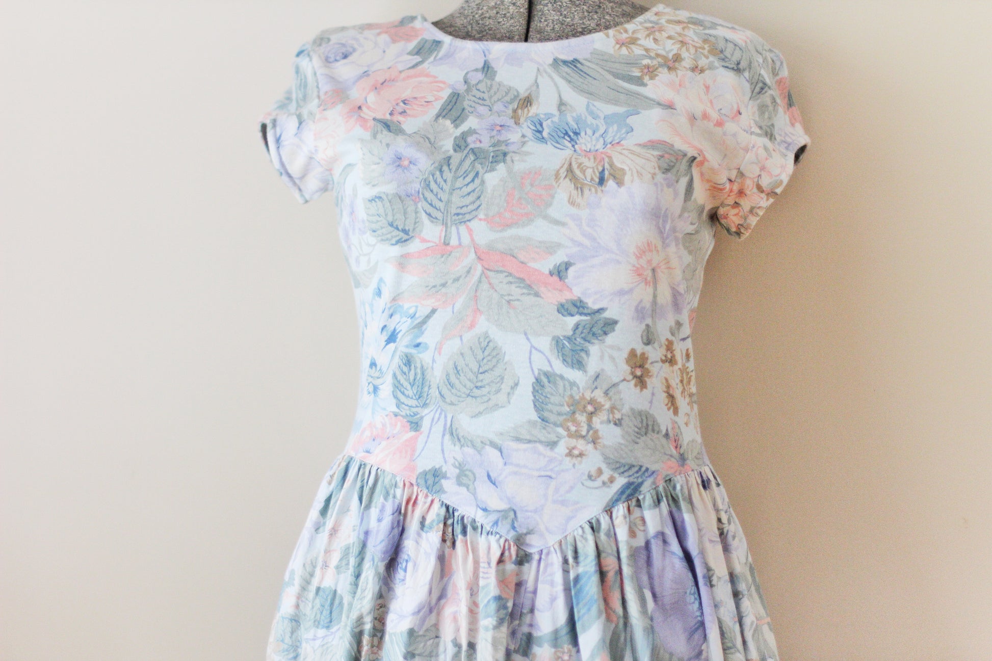 Vintage Light Blue Floral Carol Anderson Dress Avigail Adam Vintage Light Blue Floral Carol Anderson Dress Avigail Adam