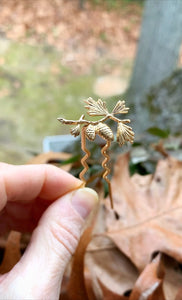 Baby Pinecone Hair Prong