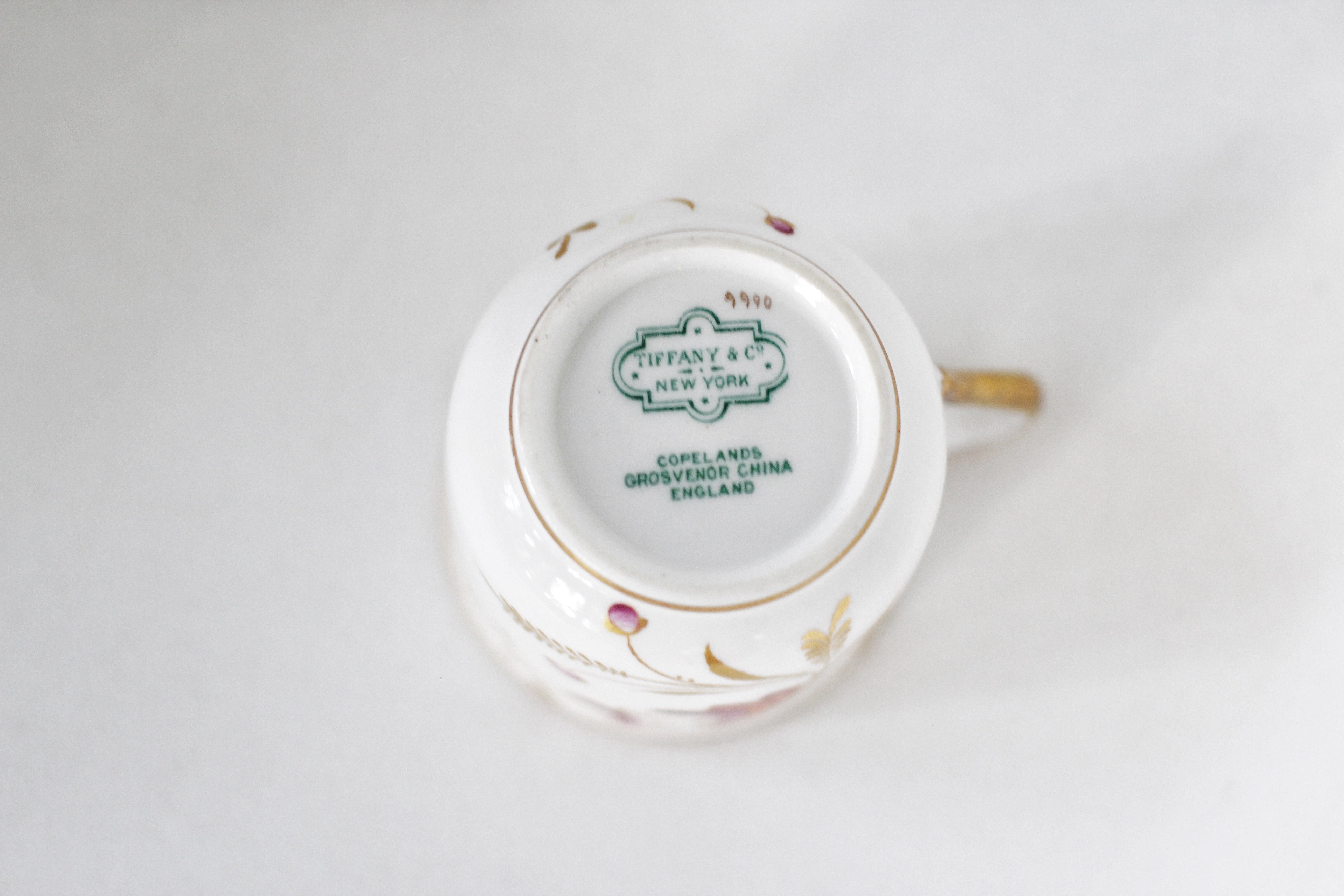 Vintage Tiffany & Co Tea Cup Set