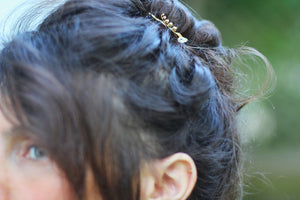 Preorder*** Dainty Crystal Lily of the Valley Floral Hair Prong