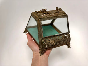 Antique Dov & Angeles Turquoise Jewelry Box