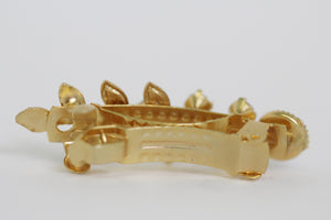 Preorder* Tiny Leaves Crystals Barrette