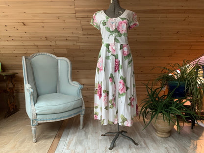 Vintage Floral Carol Anderson Summer Dress