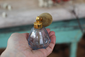 Antique Light Blue Perfume Bottle