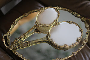 Antique Roses Matson Mirror Tray