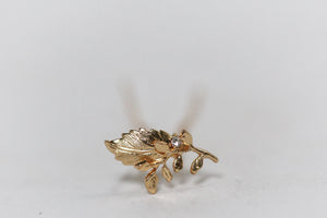 Gia Twig Crystal Leaf Hair Stick