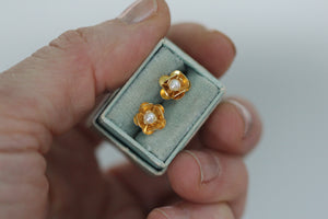 Rose Stud Earrings
