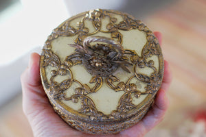 Vintage Floral Jar