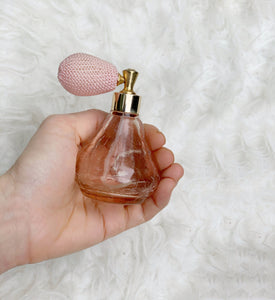 Antique Pink Automizer Perfume Bottle