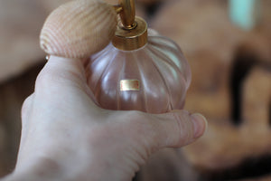 Antique Pink Automizer Perfume Bottle