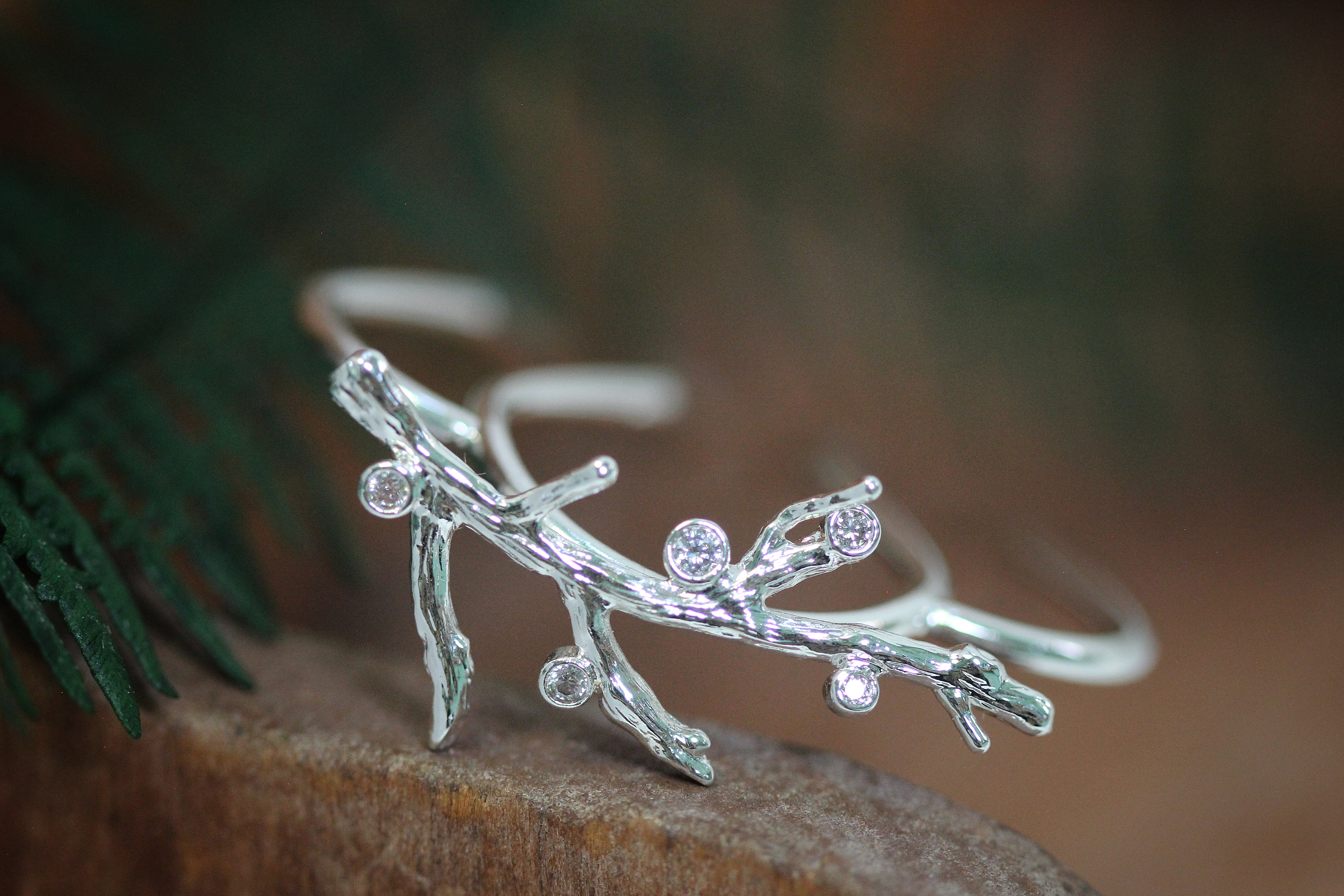 Crystals Coral Hair Prong