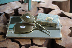 Antique Floral Dogwood Jewelry Box