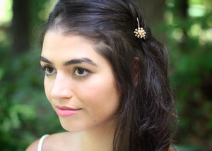 Dandelion Pearls Cluster Hair Prong