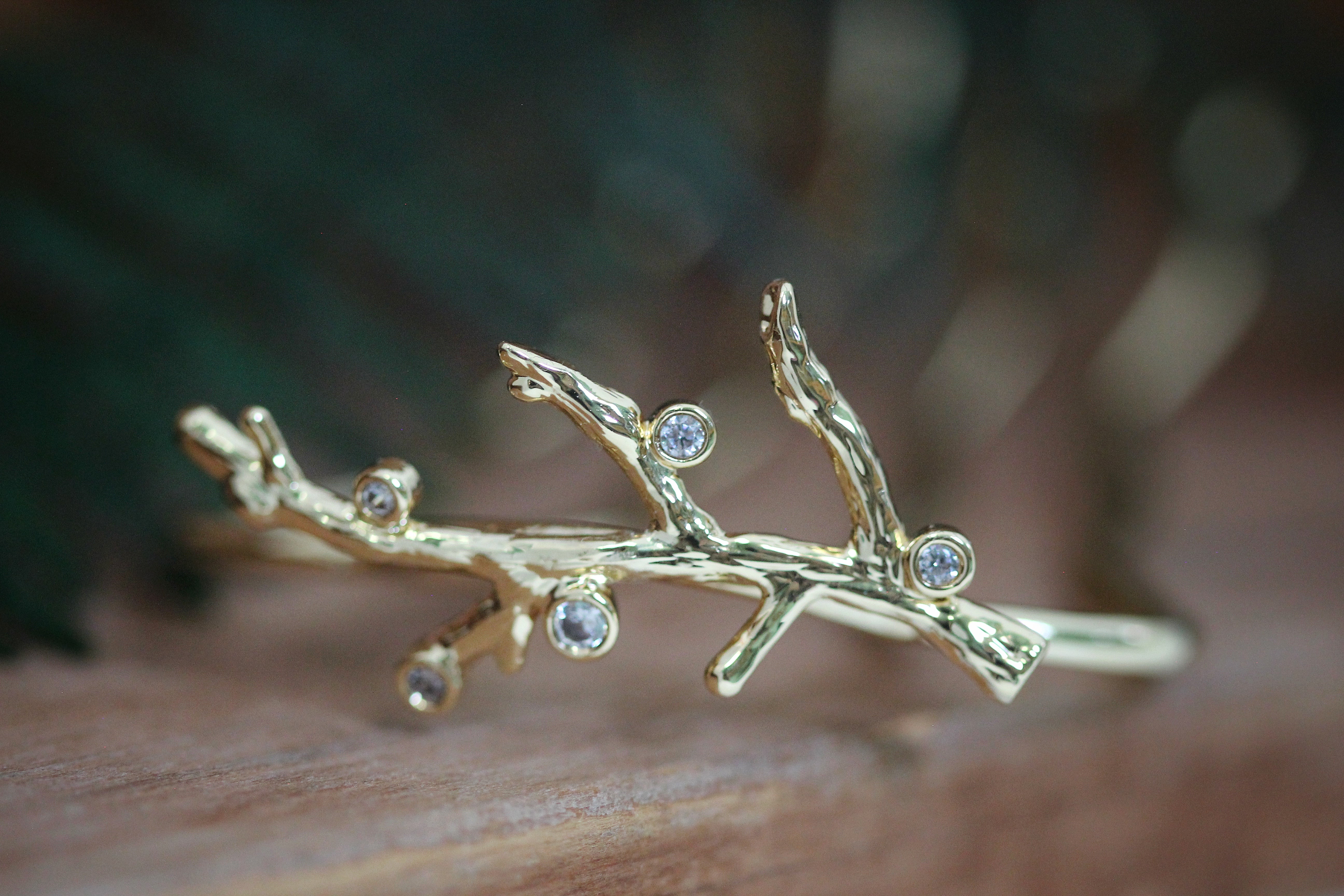 Crystals Coral Hair Prong