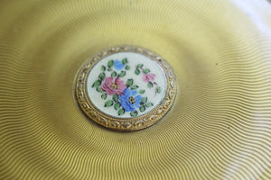 Antique Gold Floral Vanity Set