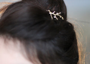 Crystals Coral Hair Prong