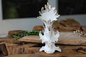 Antique Floral Porcelain Vass