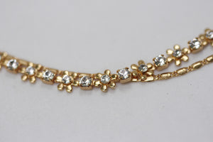 Preorder * Floral Crystals Hair Chain.