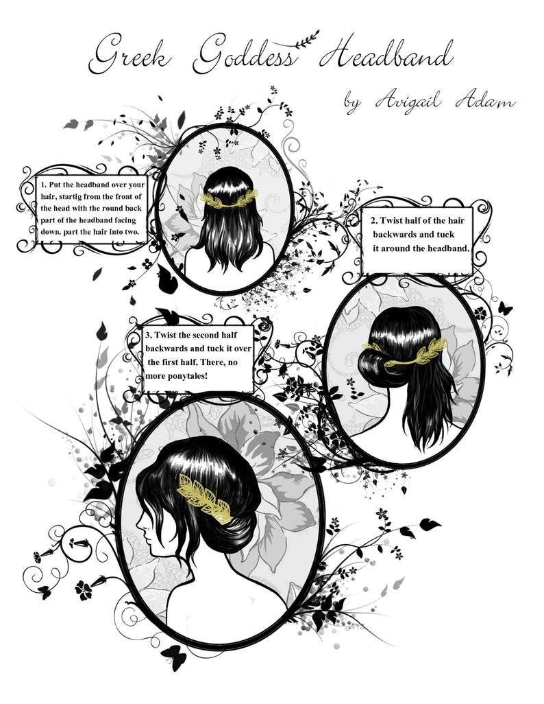 Swirly Feather Goddess Crown