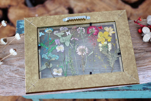 Pressed Flowers Framed Collage