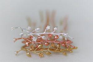 Preorder *** Enchanted Garden Floral Hair Prong