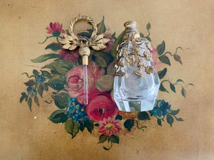 Antique Floral Collar Perfume Bottle