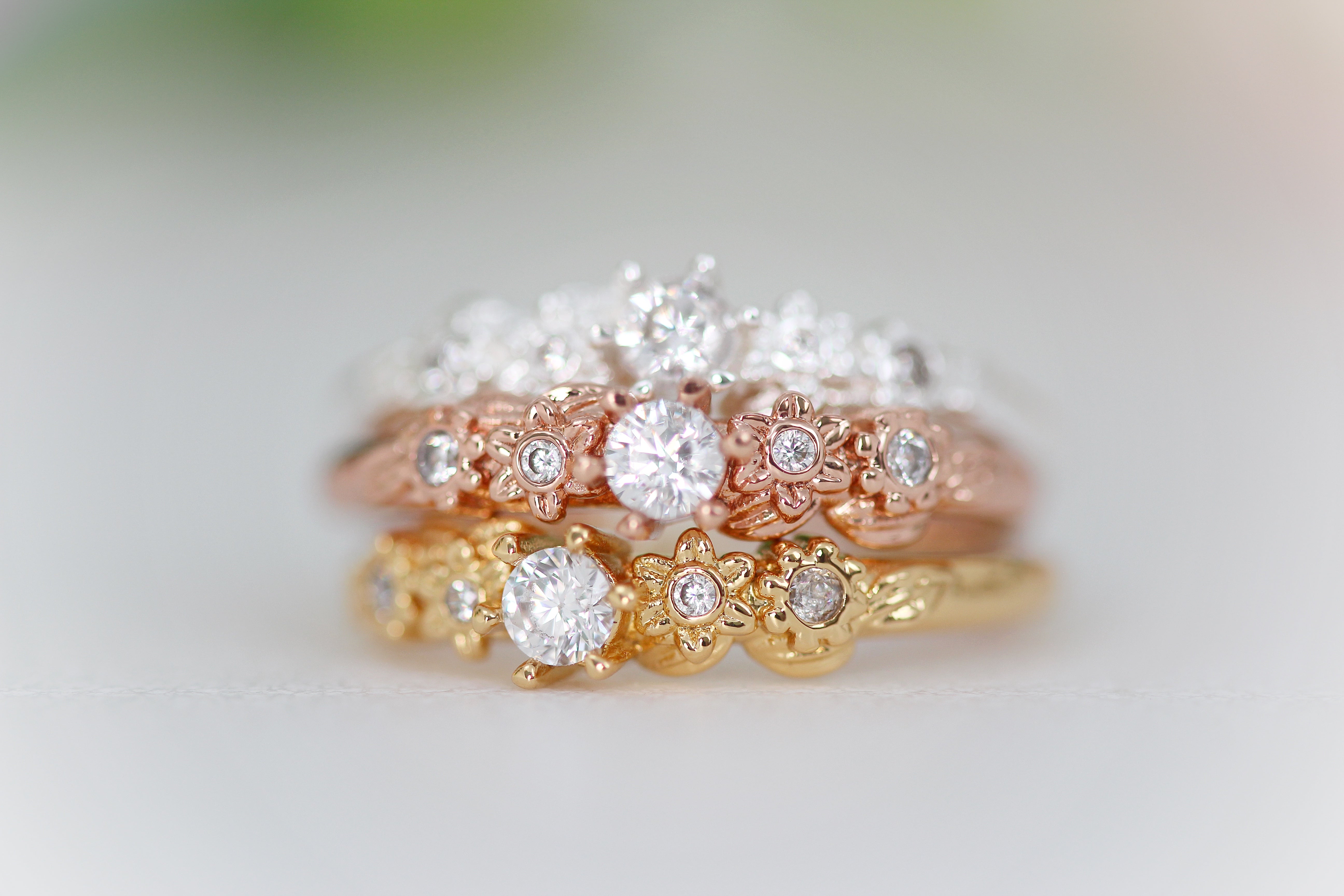 Anaisa Floral Crystals Ring