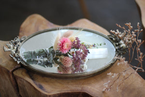 Dried Flowers, Herbs & Selenite Smudge Wand