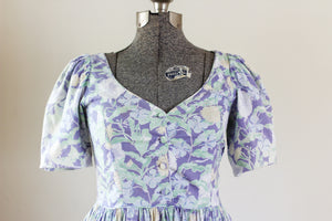 Vintage Floral Lilac Laura Ashley Dress