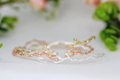 Rustic Branch w/ Crystals Choker