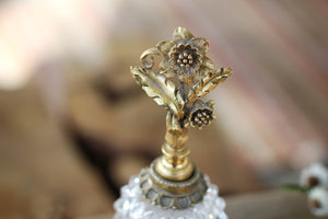 Antique Narcissus Floral Matson Perfume Bottle