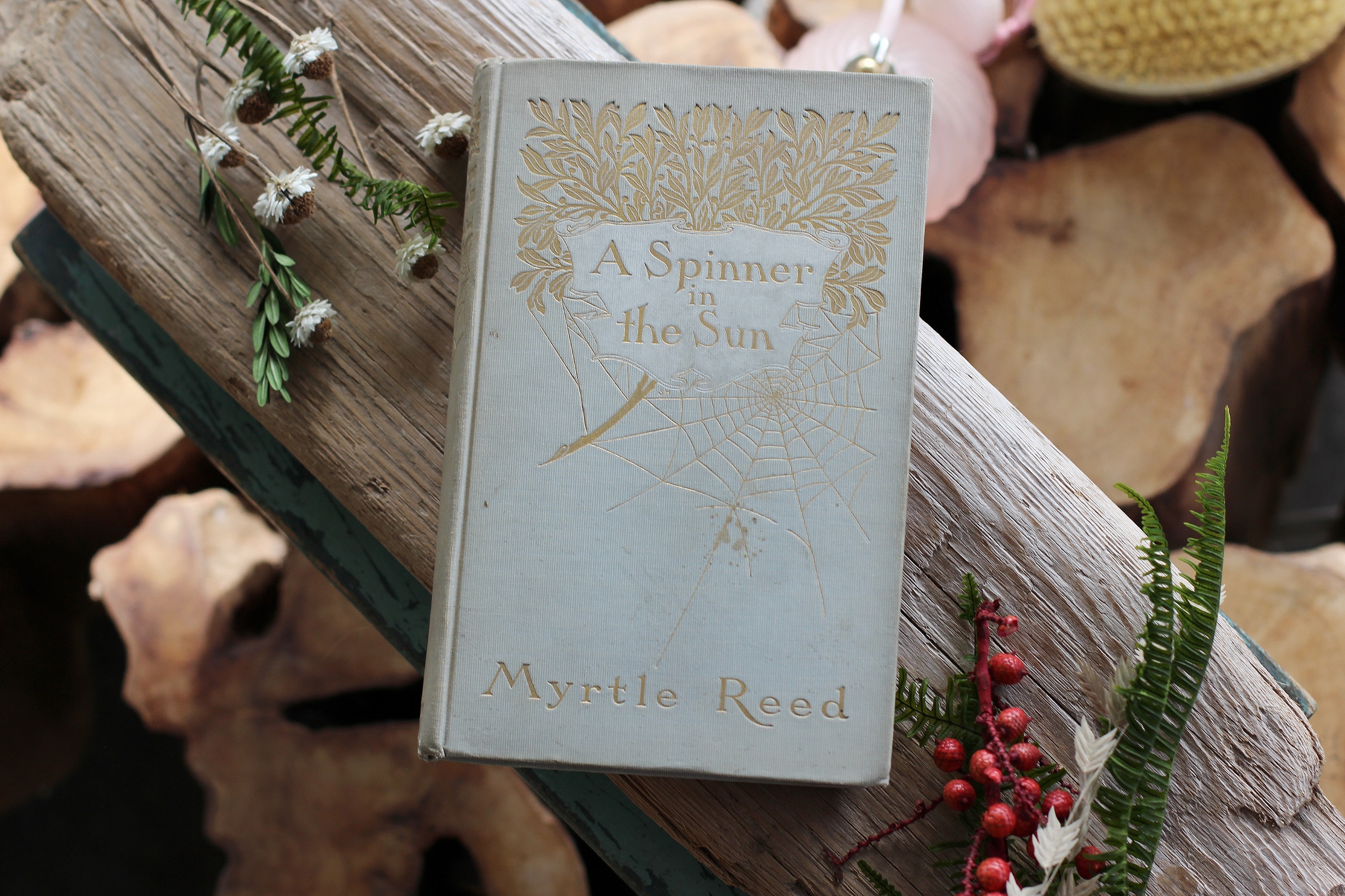 Antique Book A Spinner in the Sun by Myrtle Reed 1906 Hardback.