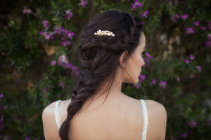 Embedded Pearls Comb